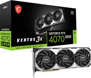 MSI GeForce RTX 4070 SUPER 12G VENTUS 3X