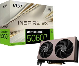 MSI NVIDIA GeForce RTX 5060 Ti 16G INSPIRE 2X OC