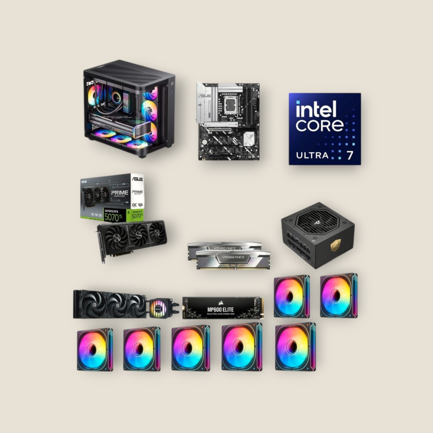 Jonsbo Gaming PC Asus Prime