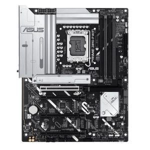 ASUS PRIME Z390-P WiFi motherboard with CPU socket, RAM slots, and PCIe expansion slots.