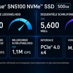 WD Nvme 500GB